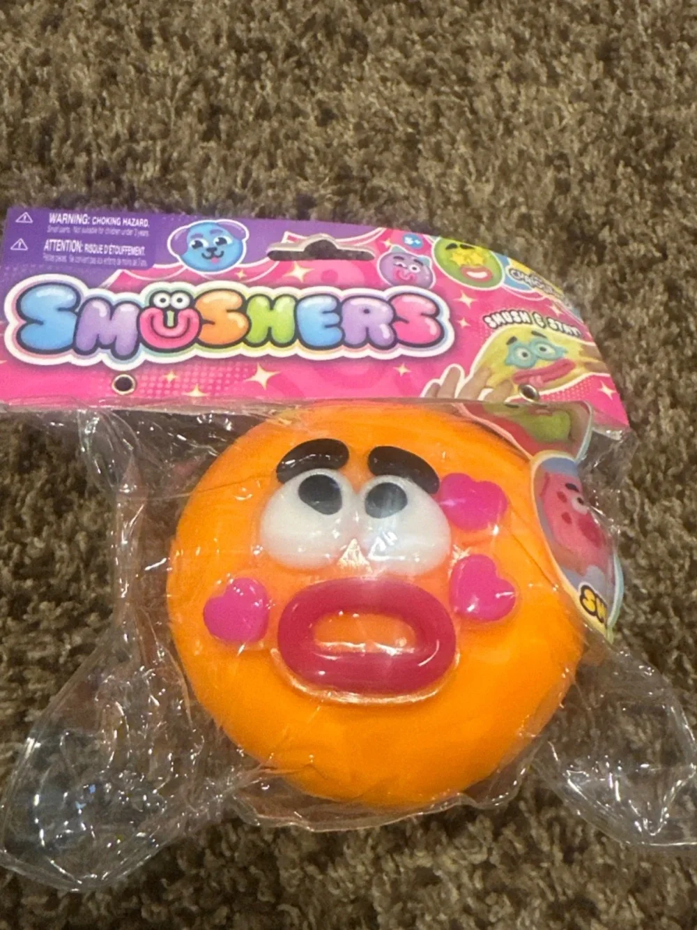 Smushers Squishy by Orb Toys Orange